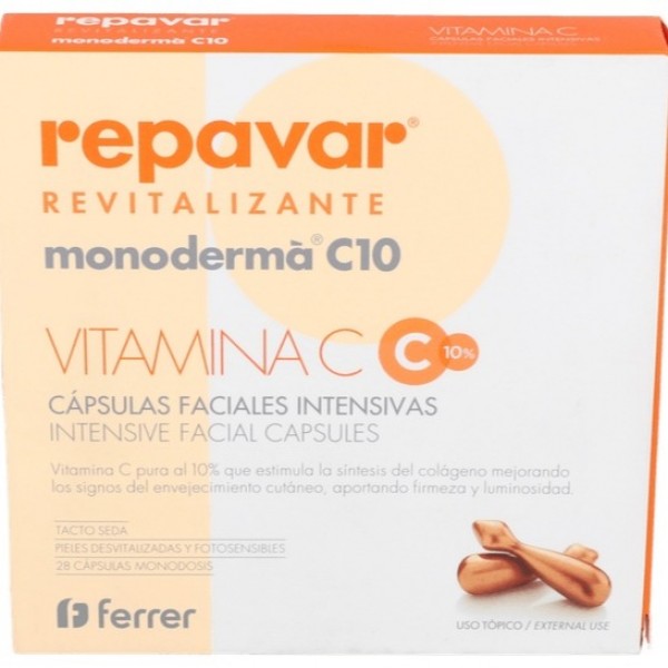 Repavar Revitalizante Monoderma C10 Vitamina C 28 Caps