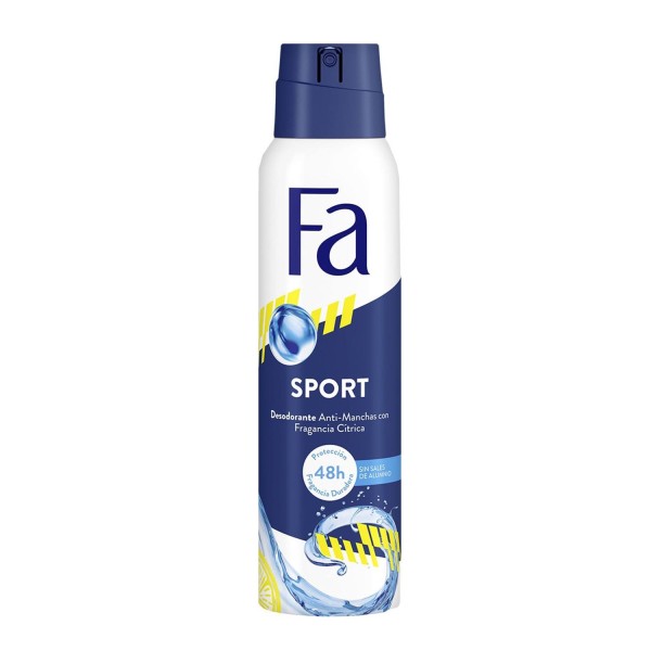Fa sport desodorante anti-manchas 150ml vaporizador